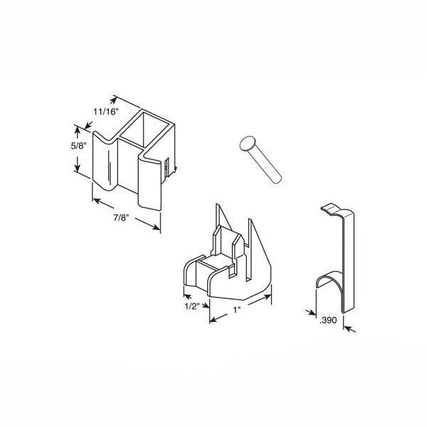 Channel Balance Accessory Repair Kit - 5/8 inch Balances