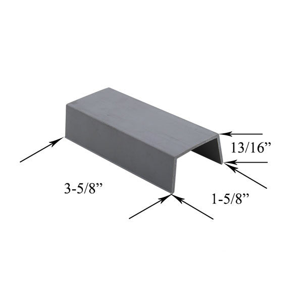 Sash Stop, 3-5/8 inch - Gray