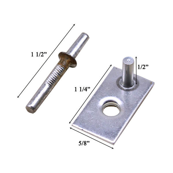 Metal Pivot Bracket Wood Window