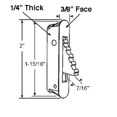 Vent Latch / Night Security Lock; Pop Out Latch