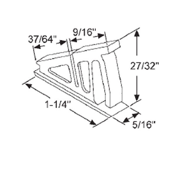Vinyl Window Vent Latch / Night Lock