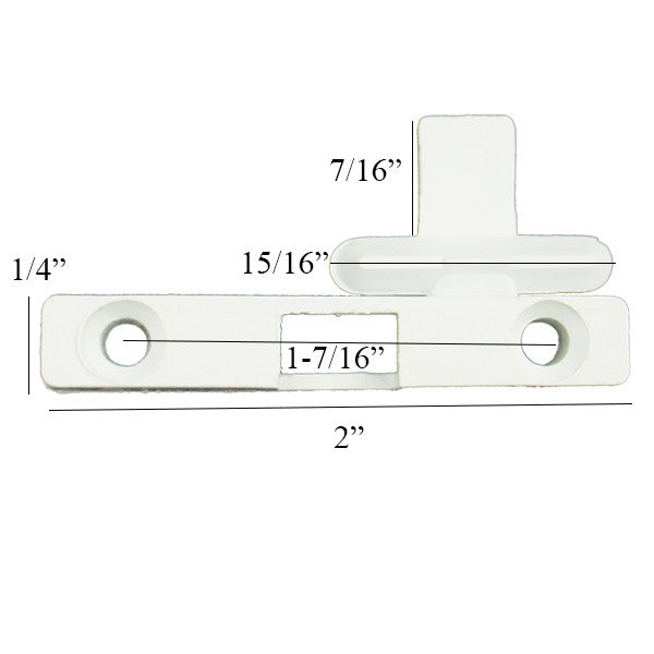 2" Surface Mount Vent Stop