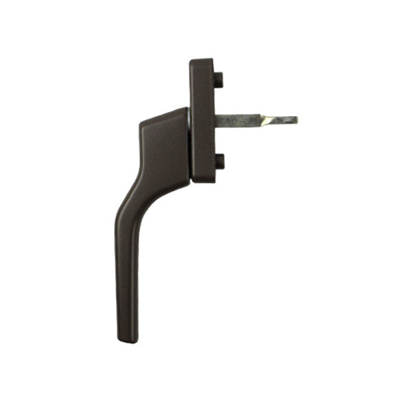 HOPPE French Casement Handle - 44mm Shaft, Metallic Brown Matte Finish