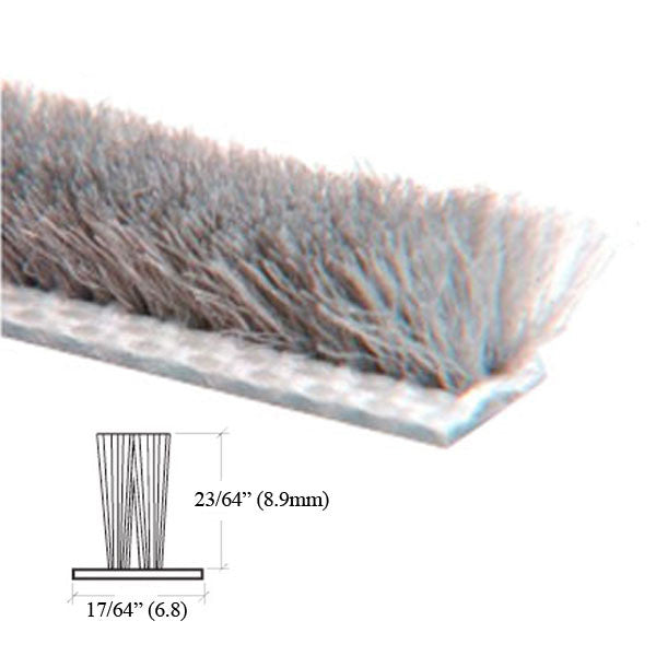 Weatherstrip .270 Backing x .350 High Density Pile