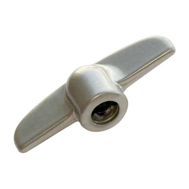 Window Crank 3/8" Spline T Handle - Silver
