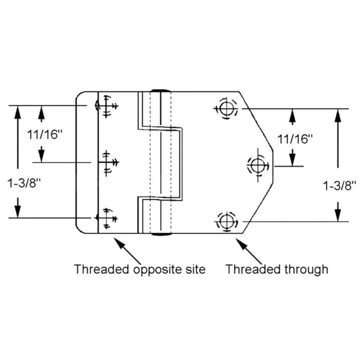 Casement Window Butt Hinge