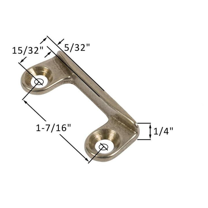 Cam Handle 1/4" Keeper - 1-7/16" Screw Holes