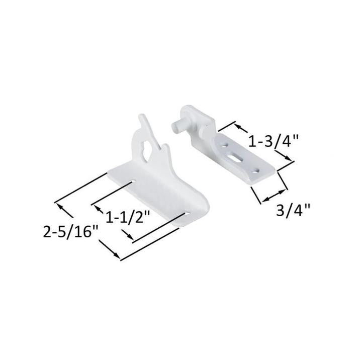Basement Window Face Mount Hinge Set