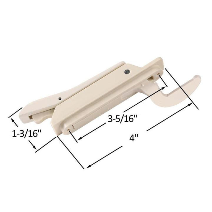 Casement Window Multi-Point Locking Handle with Catch - Beige