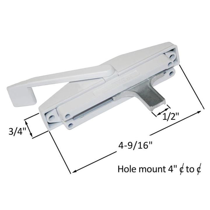 Radisson Window Hardware Casement Window Multi-Point Locking Handle with 4" Screw Holes