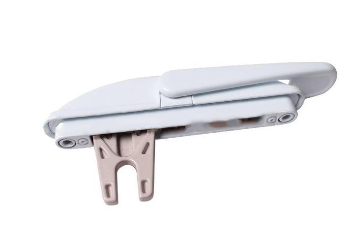 Roto Hardware White Multi-Point 1-1/8" Long Fork Lock Handle