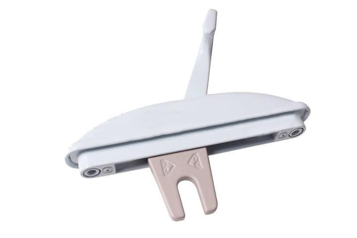 Roto Hardware White Multi-Point 1-1/8" Long Fork Lock Handle