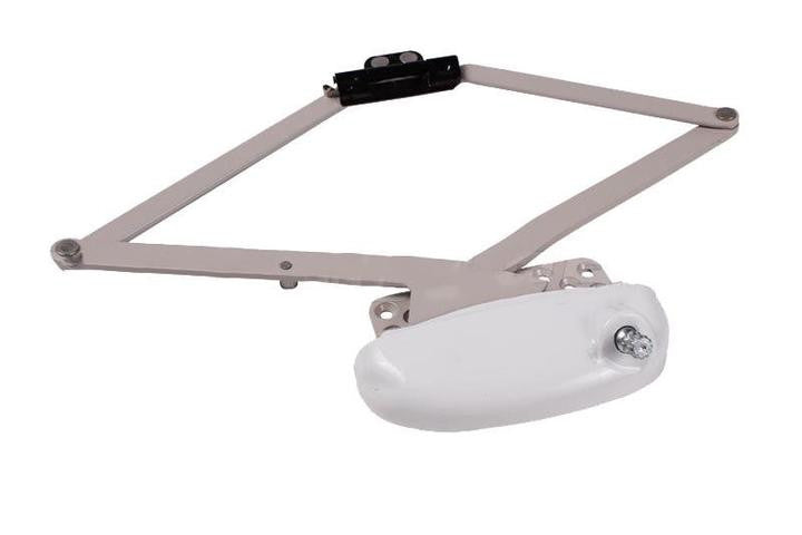 Roto Hardware Awning Window Operator With Black Guide & Pin - White