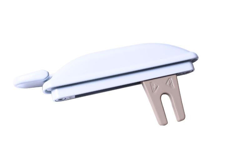 Roto Hardware White Multi-Point 1-1/2" Long Fork Lock Handle