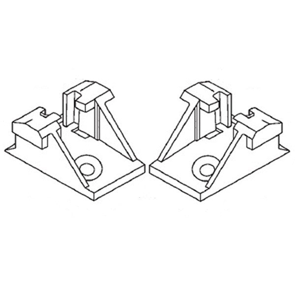 Bottom Sash Clips, Keller Window Parts - Pairs