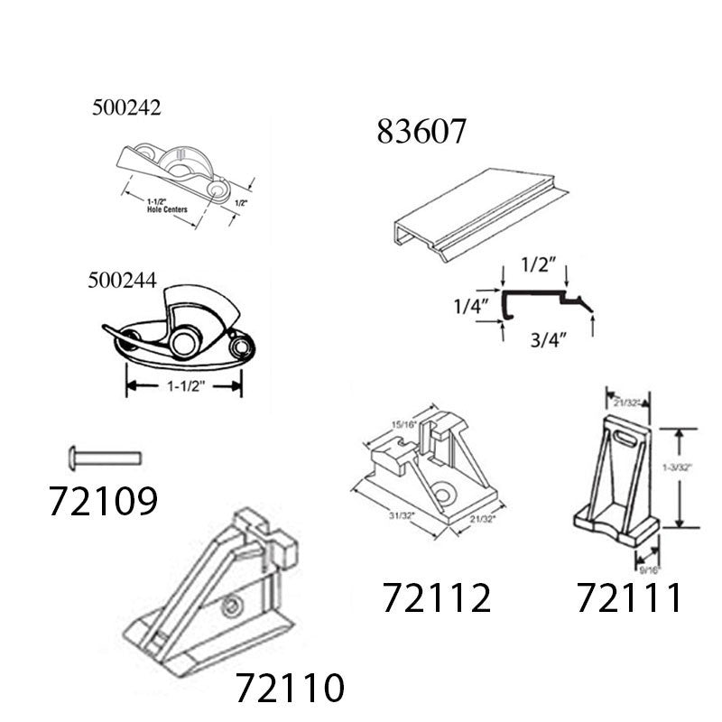 5/8 Double Extended Tip, Balance Rod - Red Bearing