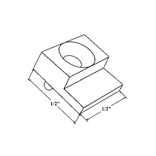 Aluminum Sash Face Guide, Keller