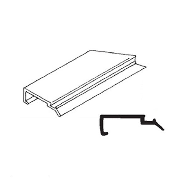 Vinyl Glazing Bead, 6 Line J-shape Keller, 6 Feet Length