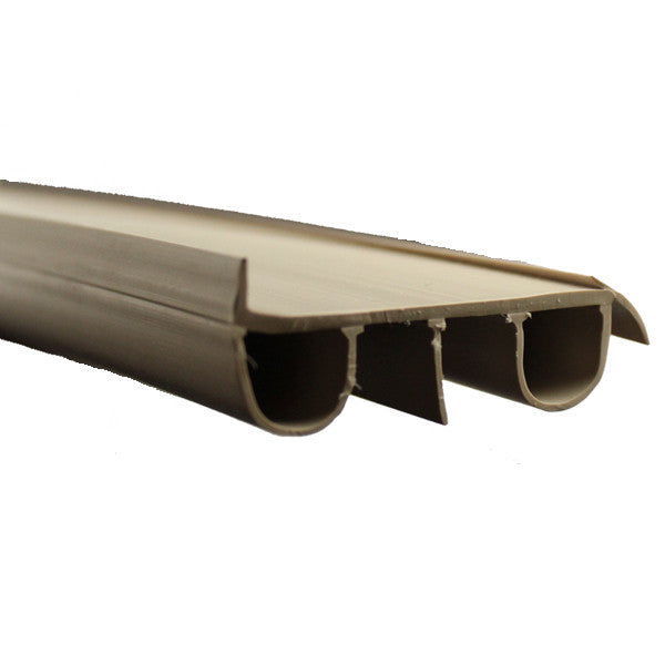 Door Bottom/Sweep, Staple-On, Beige, 36 inch
