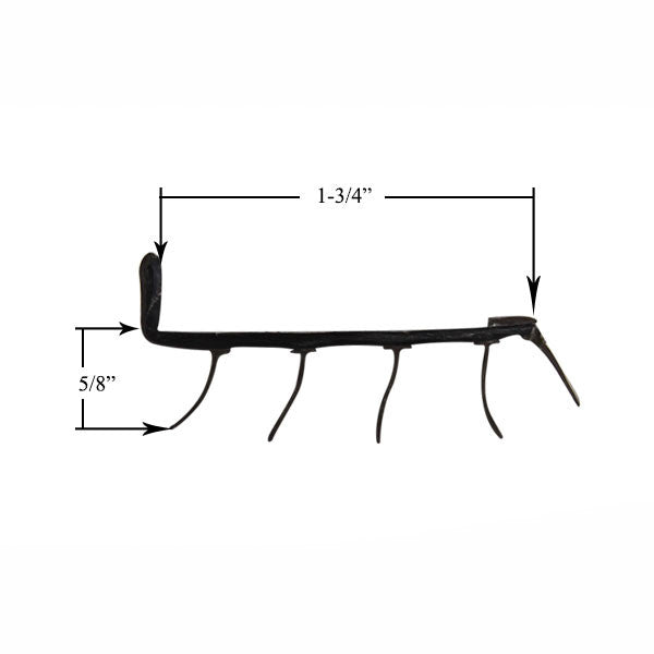 Door Bottom/Sweep, Staple-On, 36 inch - Brown