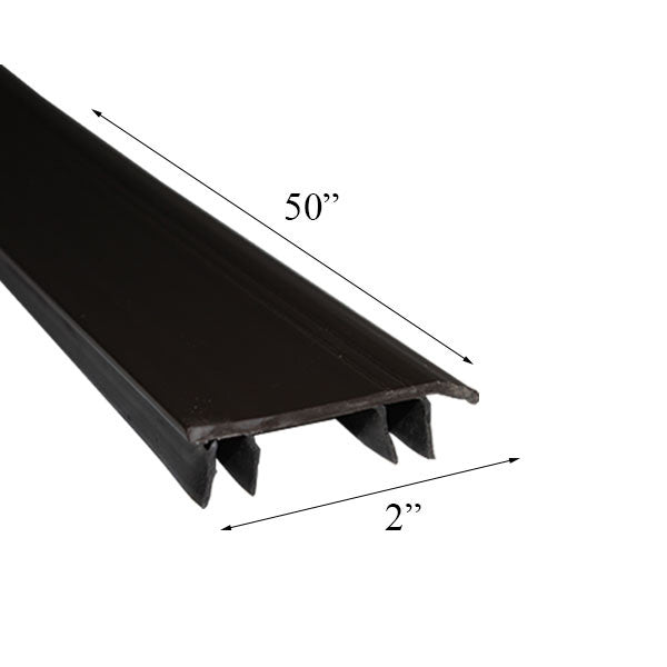 Bottom Sweep: Low Profile Vinyl Threshold Sill, ADA Sill & Adjustable Sill - Brown