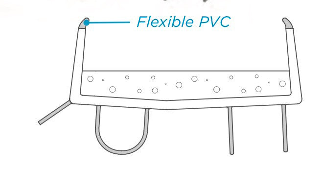 35-3/4" Door Bottom, Wrap-around Type Sweep - Bronze
