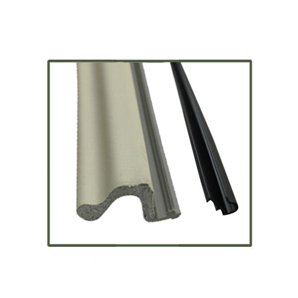 Peachtree Avanti Steel Door Weatherstrip, Q-Lon, Extended Reach, 81 Length