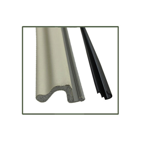 Peachtree Avanti Steel Door Weatherstrip, Q-Lon, Standard Reach, 81 Length,