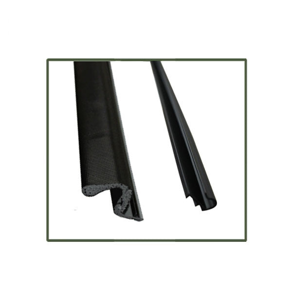 Peachtree Avanti Steel Door Weatherstrip, Q-Lon, Standard Reach, 81 Length,