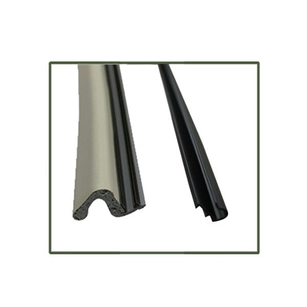 Peachtree Avanti Steel Door Weatherstrip, Q-Lon, Standard Reach, 81 Length,