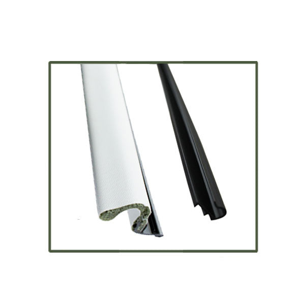 Peachtree Avanti Steel Door Weatherstrip, Q-Lon, Standard Reach, 81 Length,