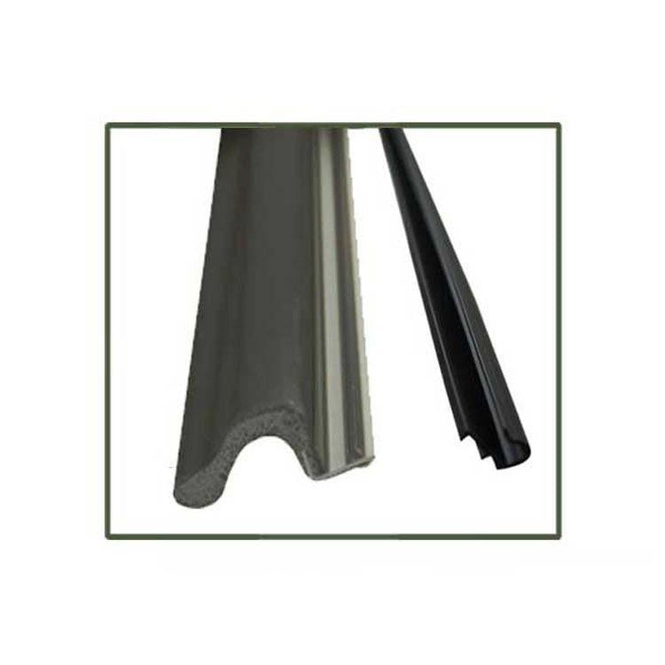 Peachtree Avanti Steel Door Weatherstrip, Q-Lon, Extended Reach, 96 Length,