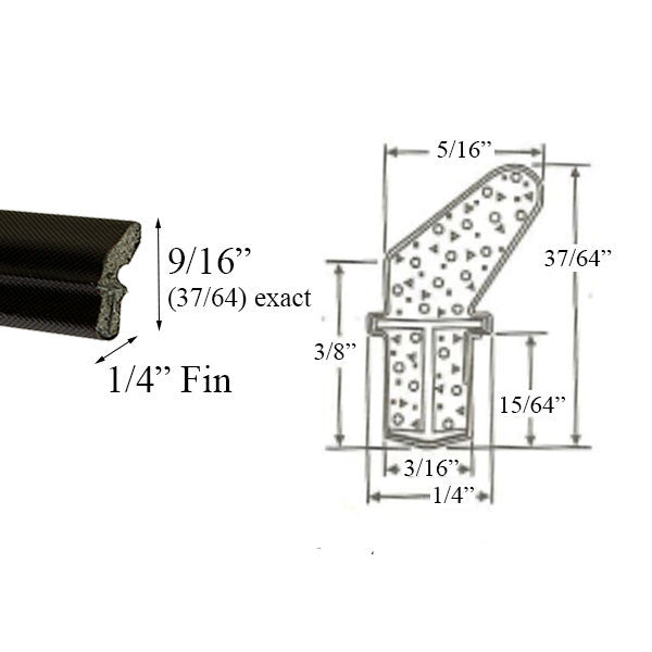 Q-Lon Foam Seal Weatherstrip, Sold by the Foot
