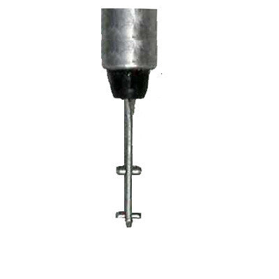 5/8 Inch Spiral Tilt-In Window Balance Rod w/ Black Bearing