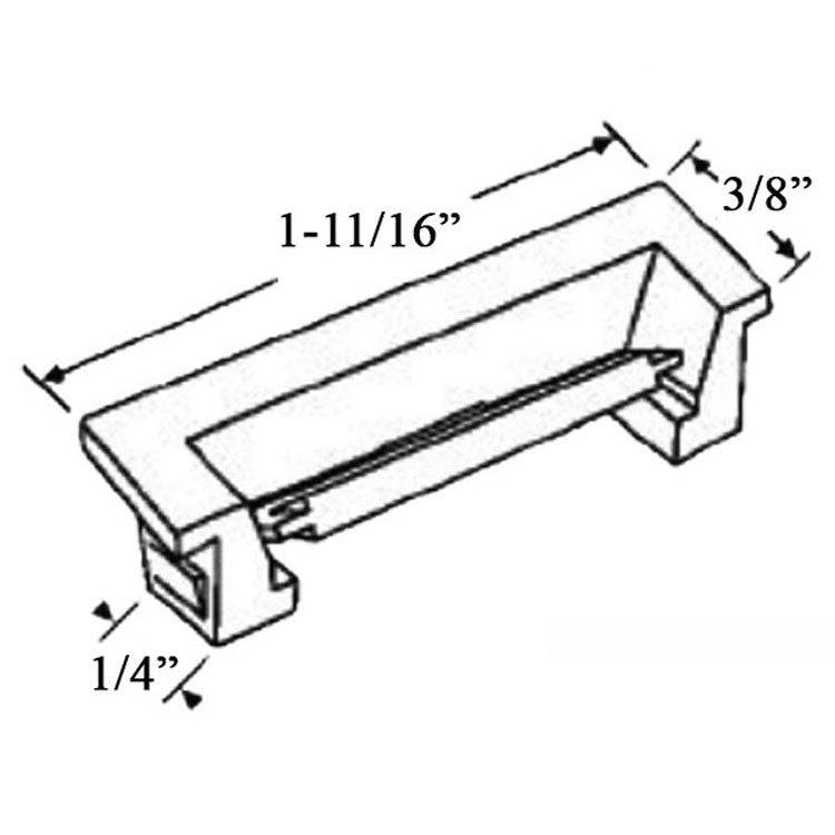 Weep Hole Cover with Flap, Snaps Into Hole - 85730