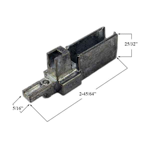 Pivot Bar, 2-45/64", with Housing Die Cast