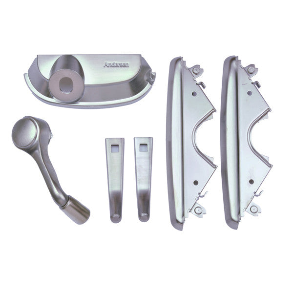 A-Series Traditional Folding Hardware Set - Awning Windows 9005399 Traditional Folding Hardware Package - Satin Nickel