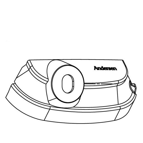 Operator Cover for Andersen Perma-Shield Improved/E-Z Casement Windows - Traditional - Satin Nickel