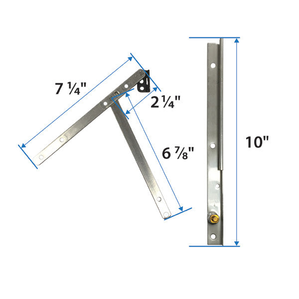 Andersen Hinge Kit 9019511 Hinge Kit - 10 Inch Opening/Egress - Right Hand (Corrosion Resistant)