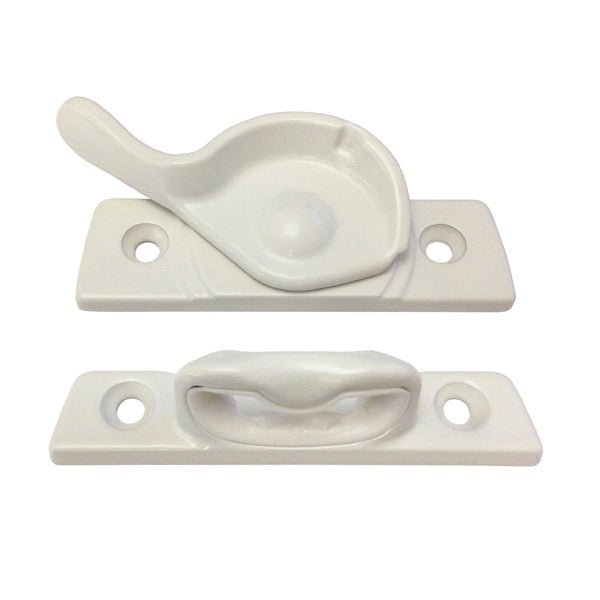 Lock Kit - Double Hung Windows 9069433 White Traditional Lock Kit with Keeper