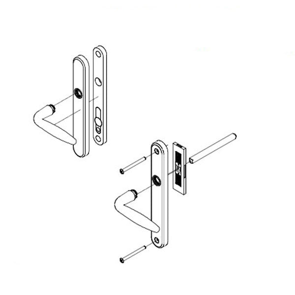 Integrity Northfields Secondary, Passive Swinging Door Handles