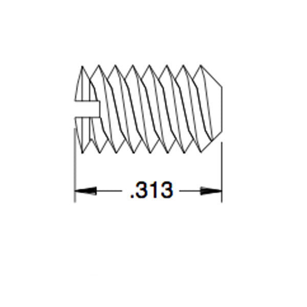 Set Screw For Curved Handle, Casemaster / Awning