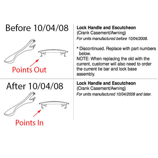 Marvin Ultimate Casement Sash Lock Handle With Escutcheon