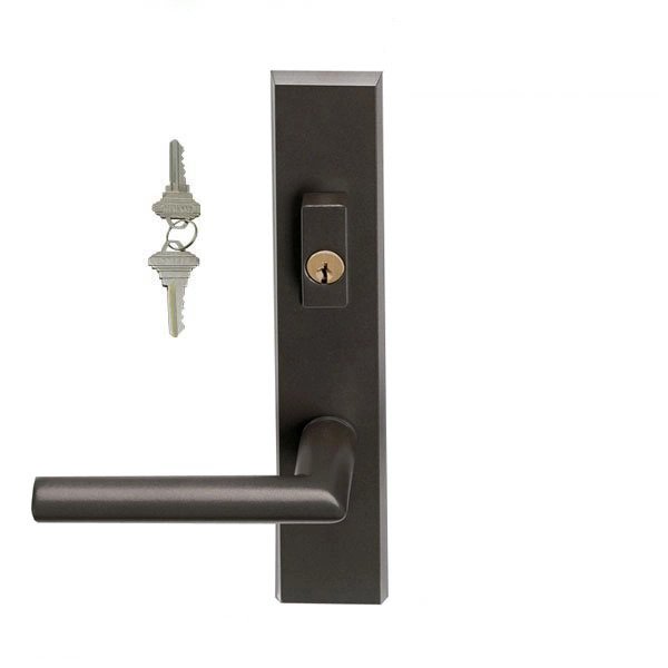 Marvin Contemporary Handle, Active Ultimate Hinged French Door- PVD
