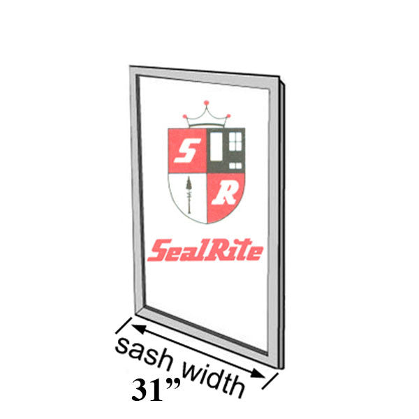 SealRite Primed Wood Casement Sash 28" Width (Glass Width); Glass Not Included