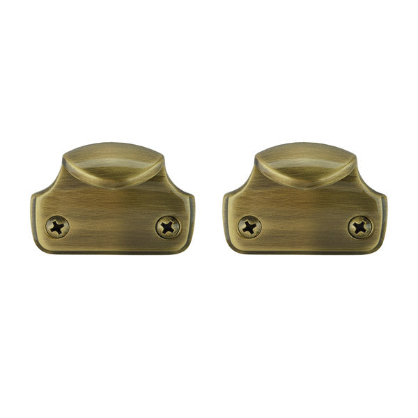 Traditional Sash Finger Lifts 9004456 Traditional Sash Finger Lifts with Screws - Antique Brass