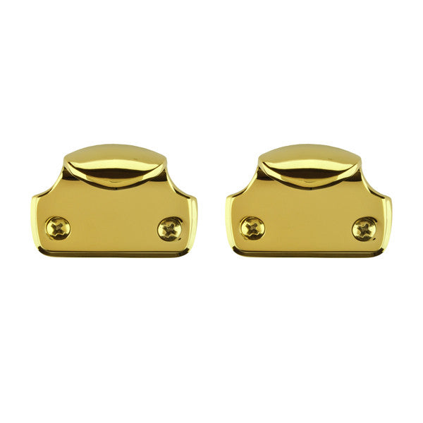 Traditional Sash Finger Lifts 9004453 Traditional Sash Finger Lifts with Screws - Bright Brass