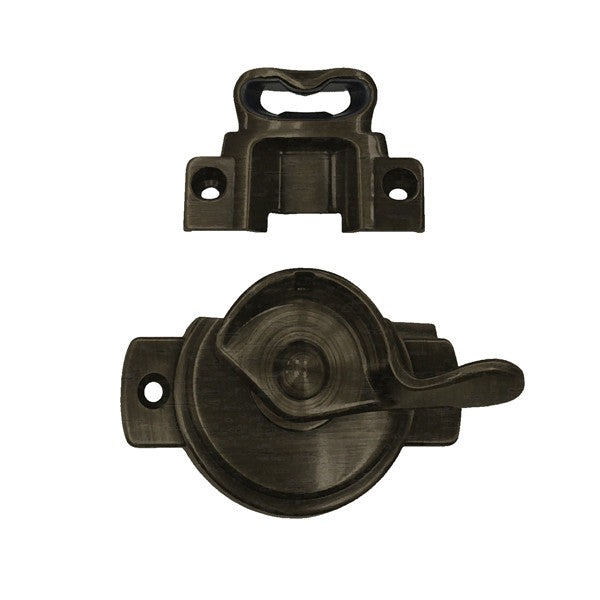 Active Lock and Keeper Kit 9015618 Lock and Keeper Kit with Screws - Active 3/4" Glass - Distressed Bronze