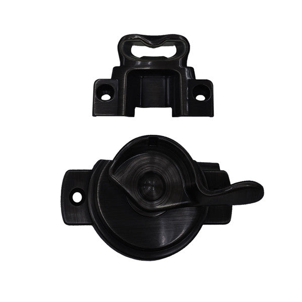 Passive Lock and Keeper Kit 9015628 Lock and Keeper Kit with Screws - Passive 3/4" Glass - Oil Rubbed Bronze