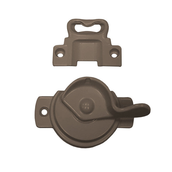 Passive Lock and Keeper Kit 9015623 Lock and Keeper Kit with Screws - Passive 3/4" Glass - Stone